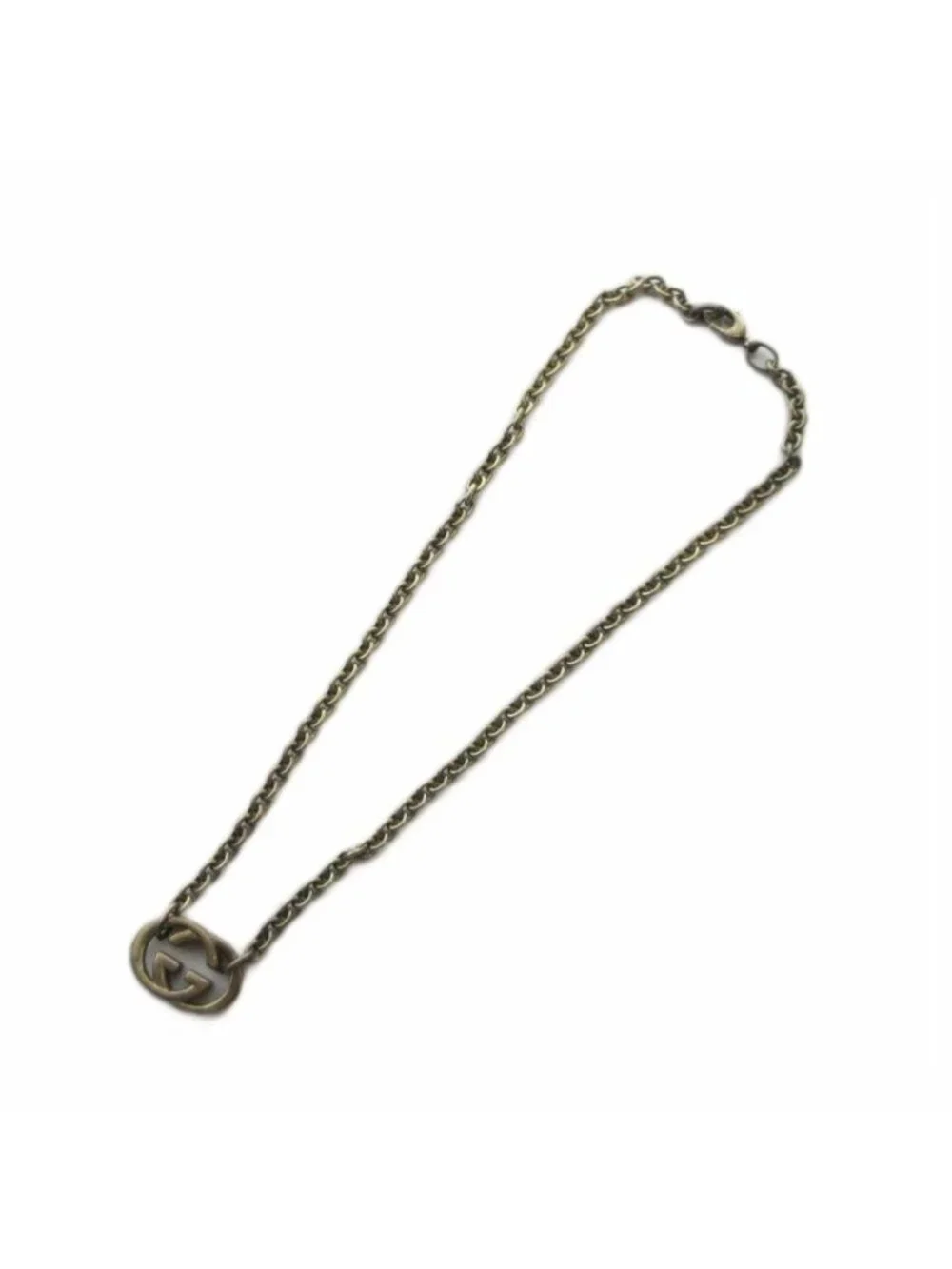 Gucci Pendant Interlocking Silver